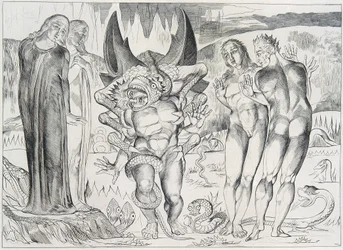 Illustrazioni di Dante di Blake